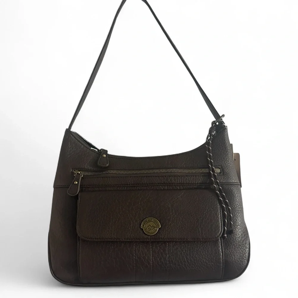 White Mountain shoulder Bag Brown NWT
